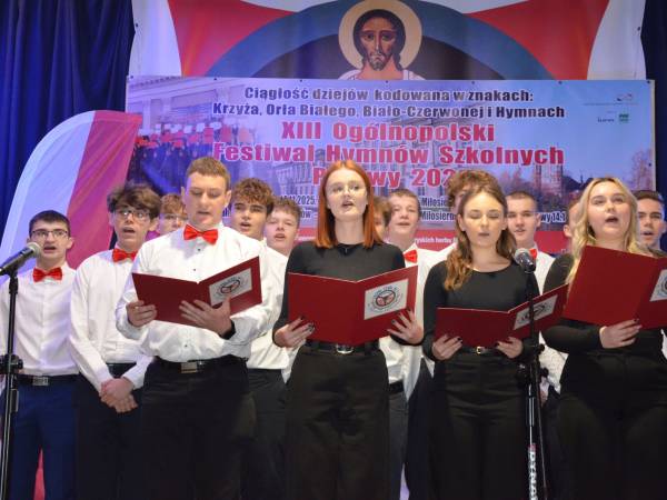 Festiwal Hymnów Szkolnych 2025 - trzecie miejsce